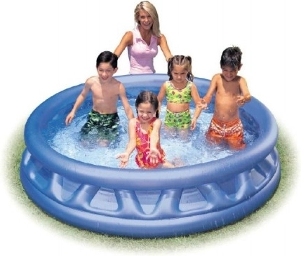 Opblaasbaar kinderzwembad voor in de tuin INTEX 188 cm