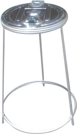 Ständer für Müllsäcke 120 l aus verzinktem Stahl