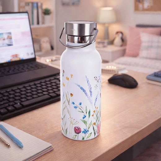 Screw cap with loop for easy carrying