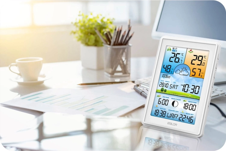 Heure précise grâce au DCF77 et fonctions intelligentes