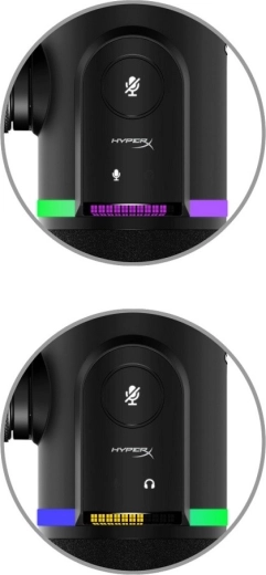 Intuitive control with LED and touch mute