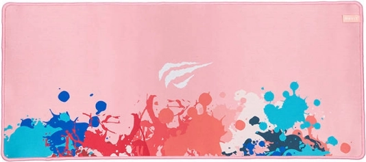 Gaming-Mauspad Rosa mit bunten Mustern