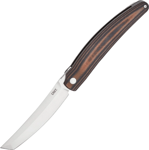 CRKT Ancestor pocket folding knife 9.1 cm, black-brown, G10
