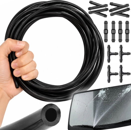 Reparatieset ruitensproeierslangen Renew Force 2 m (siliconenslang, T-/Y-koppelingen, rechte koppelingen)