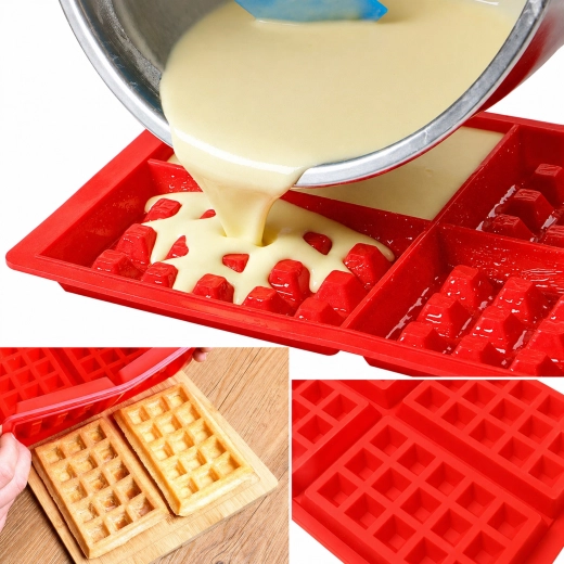 Flexible silicone for easy removal