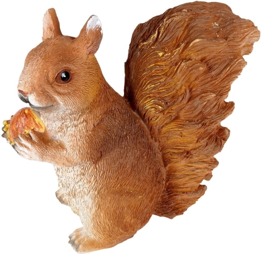 Gartendekoration Eichhörnchen mit Nuss 15 × 8,5 × 14 cm Vilde