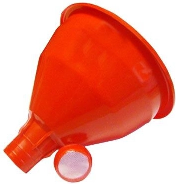 Trichter für Demijohn mit Sieb, Kunststoff, Farbmix