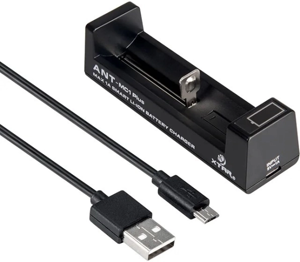 Ladegerät für Li-Ion-Rundzellen 18650 Xtar ANT MC1 Plus – 1 Stück