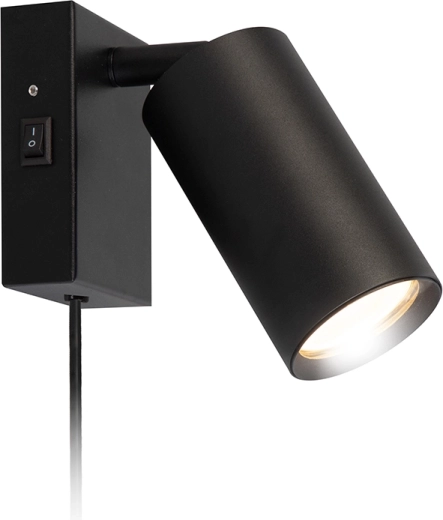 Solight CELE wandspotlamp GU10 zwart