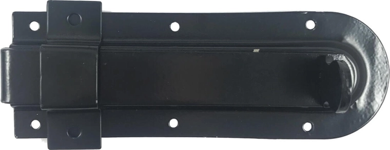 AGS schuifgrendel 120 mm zwart – set met tegenstuk