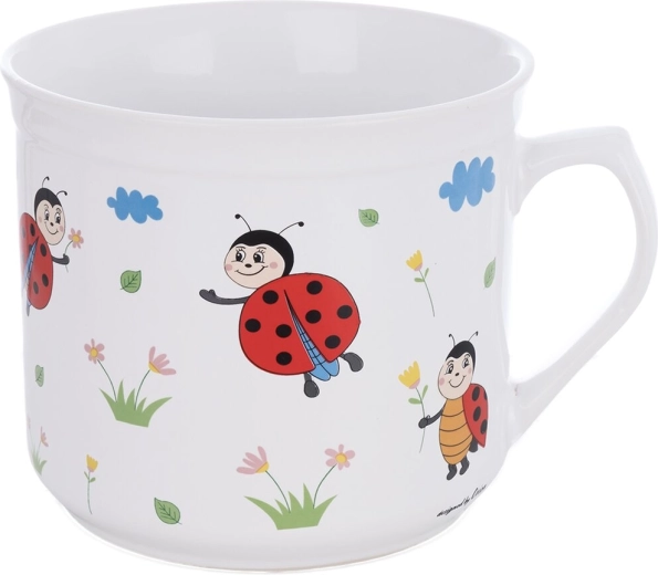 Mug chauffant en céramique Coccinelle 0,5 l
