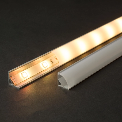 Aluminium-U-Profil für LED-Streifen 1 m