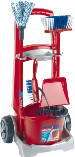 Seau avec panier essoreur et serpillière pour un nettoyage réaliste