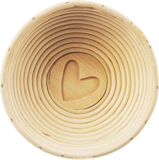 Decorative heart and spiral pattern