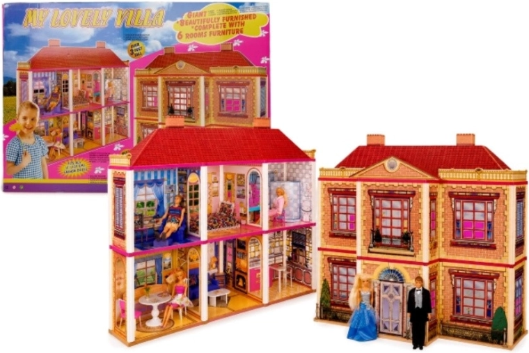 Poppenhuis voor poppen van 29 cm