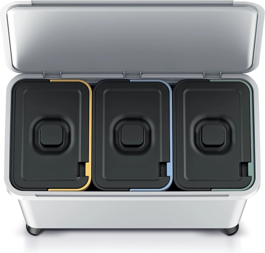 Tri clair grâce à trois bacs séparés