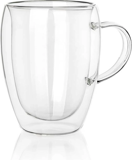 Double-Wall Glass Mug Doblo 350 ml