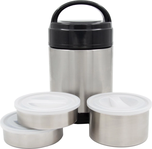 Drei Schalen für ein komplettes Mittagessen