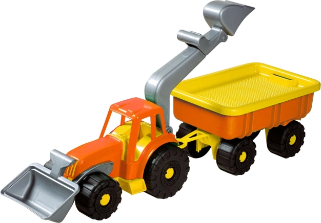 Androni tractor loader with trailer Power Worker 58 cm – Orange