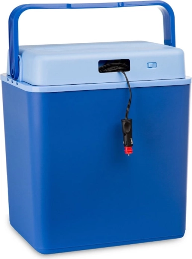 12 V in-car power and cable storage