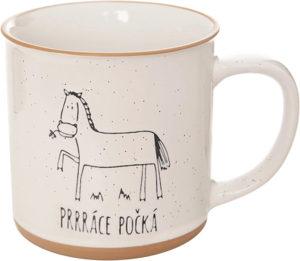 Ceramic Mug Farm Horse 0.53 l