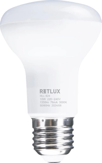 Ampoule LED réflecteur Retlux R63 E27 10 W blanc chaud