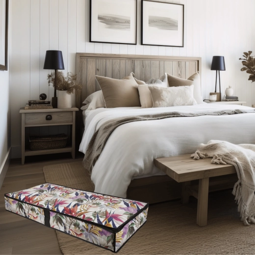 Space-saving under-bed storage