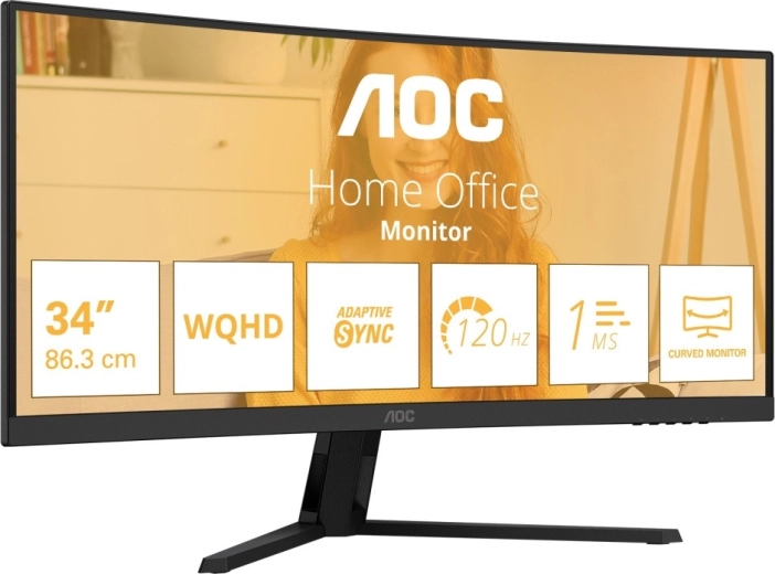 Vloeiend beeld: 120 Hz, 1 ms en Adaptive Sync