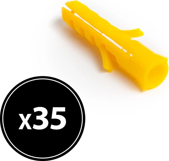 Cheville 6 × 30 mm, 35 pièces