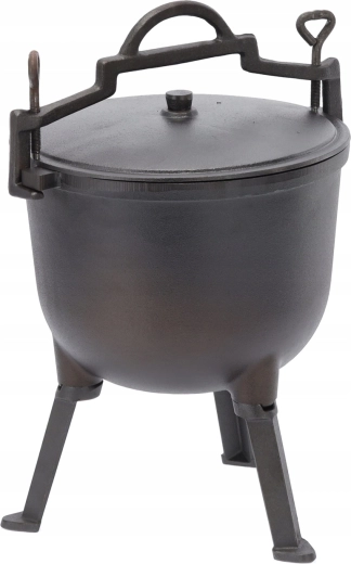 Heavy cast iron = even heat