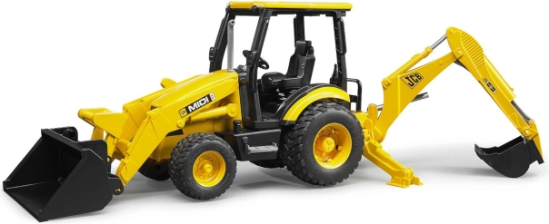 Bruder Traktor JCB MIDI Frontlader mit Bagger