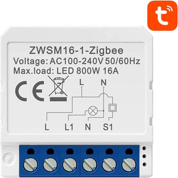 Slimme ZigBee-schakelmodule Avatto TUYA – W1