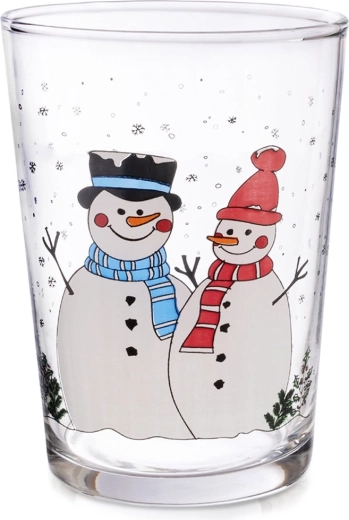 Glass with Snowmen 500 ml