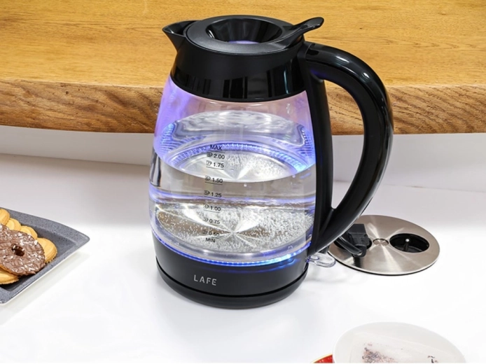 Glass body with LED backlight