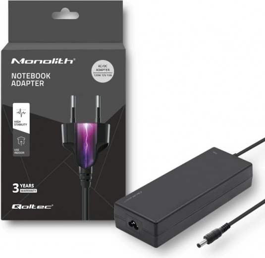 adaptateur d’alimentation de bureau 120 W, 12 V, 10 A, 5,5 × 2,5 mm + câble d’alimentation
