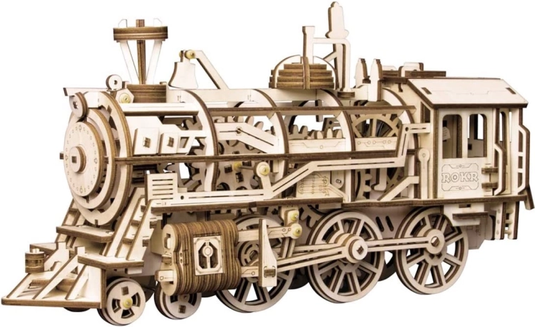 Rokr 3D houten puzzel locomotief 350 stukjes