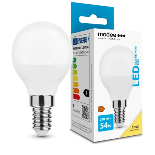 LED-lamp G45 7 W E14 warm wit