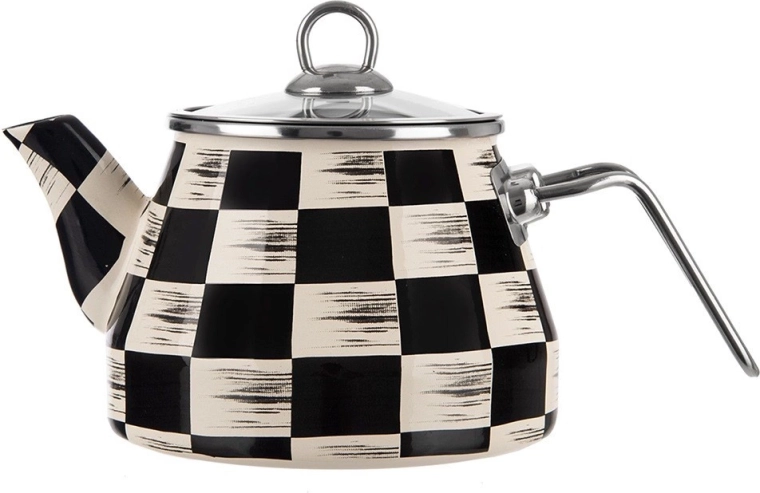 Durable enameled steel and stainless rim