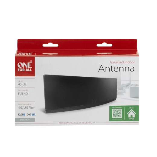 Amplification jusqu’à 45 dB pour une réception stable