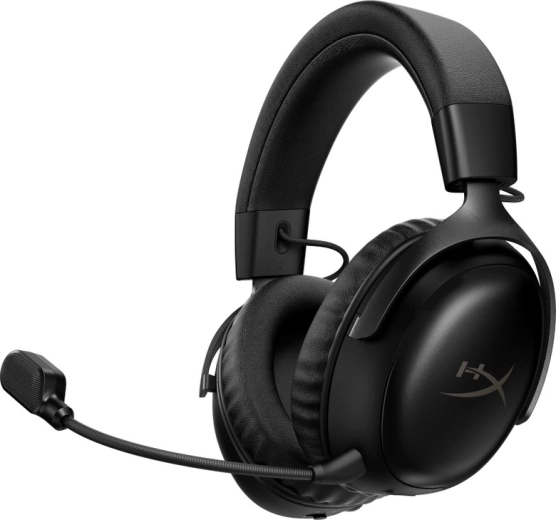 HyperX Cloud III S Wireless black gaming headset with microphone
