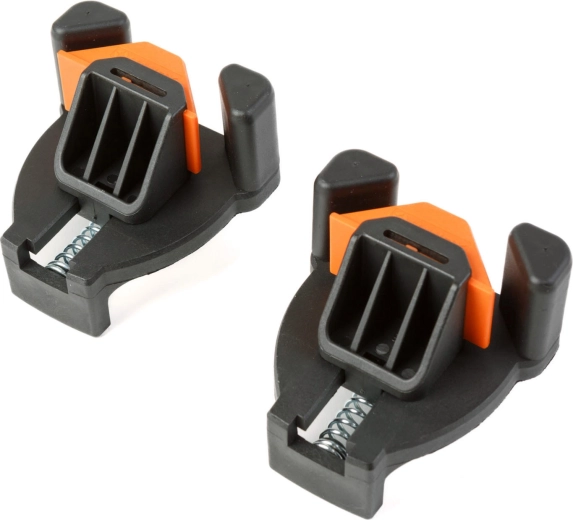 Pinces d’angle à 90° pour matériaux de 5 à 22 mm, 2 pièces