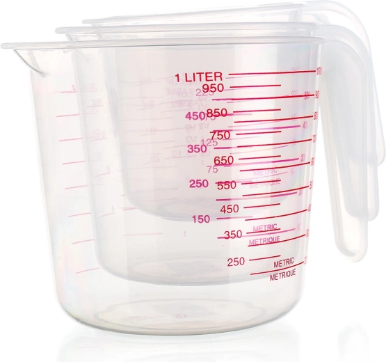 Stackable design and comfortable pouring