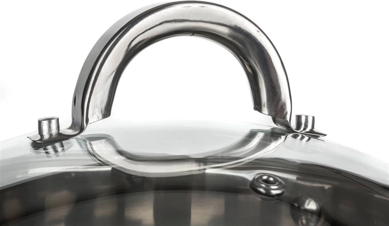 Glasdeckel mit Dampfauslass