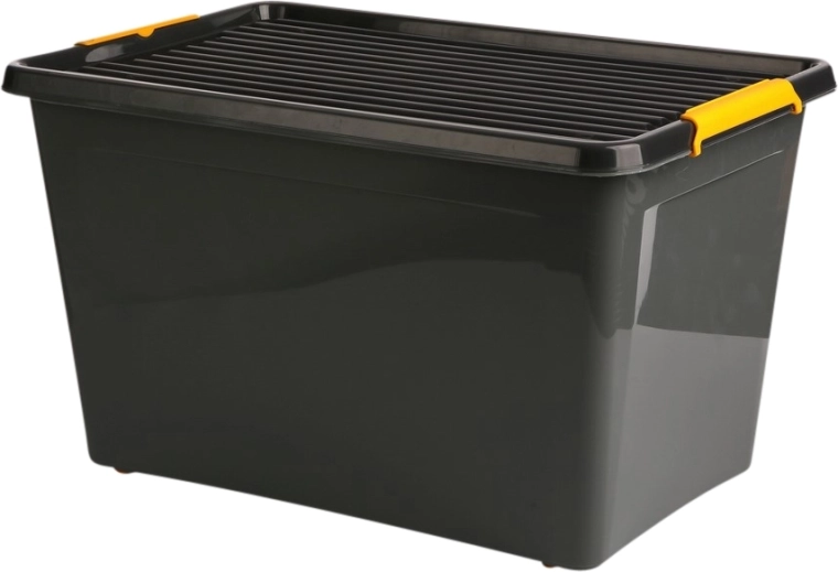SolidStore Aufbewahrungsbox mit Deckel auf Rollen 60 l (58 × 39 × 35 cm)