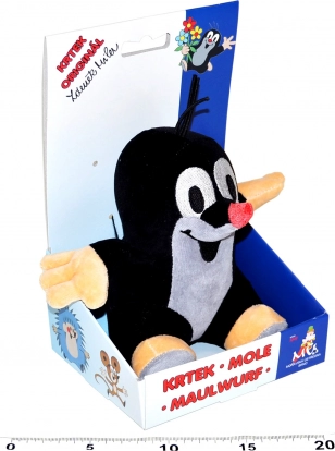 Moravská ústředna Little Mole plush sitting baby 15 cm - 1 piece