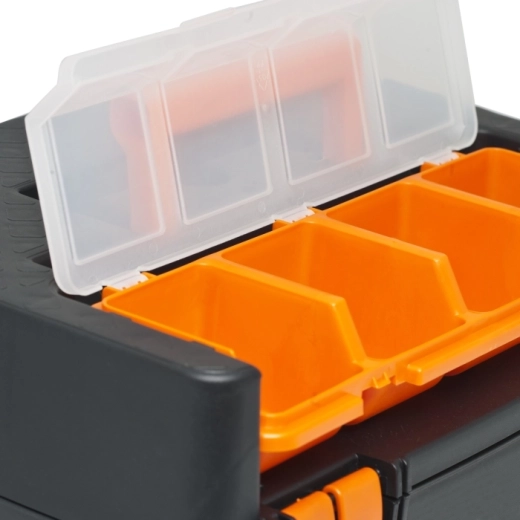 Removable organizer in the lid
