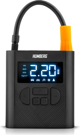 Precise inflation with automatic shutoff