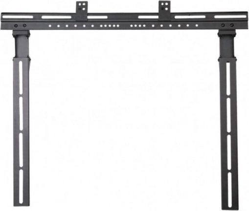 Support mural pour barre de son, 10 kg, noir