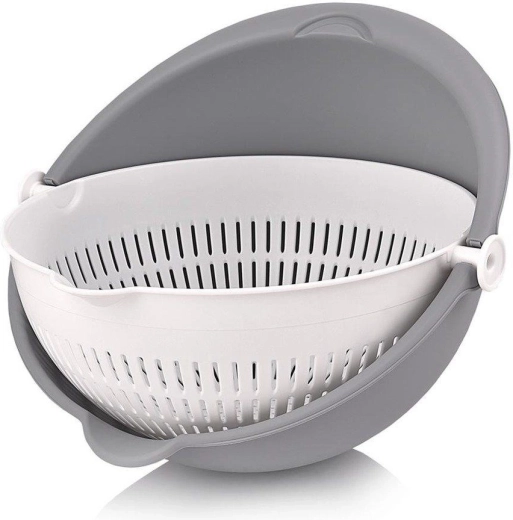 Drehbares Sieb für sauberes und schnelles Abtropfen