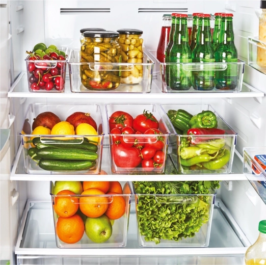 Clear storage in the fridge